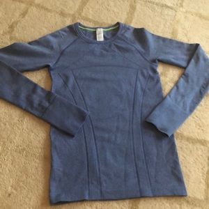 Ivivva Fly Tech Long Sleeve size 8-blue